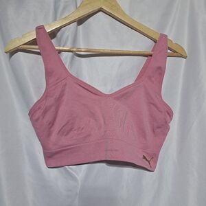 Puma Pink Sports Bra Size LG‎ Flawed